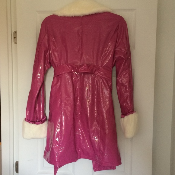 💖Sugarthrillz vinyl jacket with faux fur 💖 - Picture 12 of 13